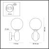 Бра Odeon Light Pendant Okia 4670/1W фото 2
