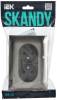 Розетка 2-местная с защитными шторками IEK Skandy SK-R23-10-K50-F никель фото 6