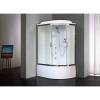 Душевая кабина Royal Bath RB8120BK2-M-CH-L с высоким поддоном, с сиденьем фото 2