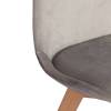 Стул Tetchair Tulip Soft (mod. 053V) 21411 Светло-серый (HLR 39)/натуральный фото 8