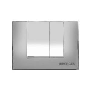 Кнопка смыва Berges Novum 40042 S2 хром, матовый