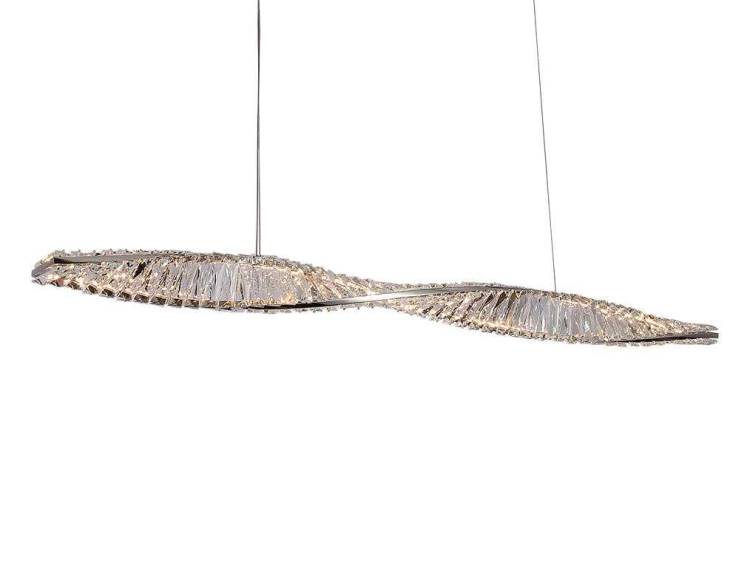 Подвесная светодиодная люстра Newport Crystal 8244N/120 chrome