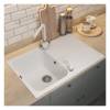 Мойка кухонная Uperwood Quartz UPD-04 3910202112 белая, 78x51 фото 3