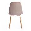 Стул Tetchair Breeze (mod. 4724) 12670 серо-бежевый/натуральное дерево 4шт. фото 4