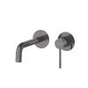 Смеситель для раковины Cezares Relax RELAX-BLI2-1-GM-W0 оружейная сталь