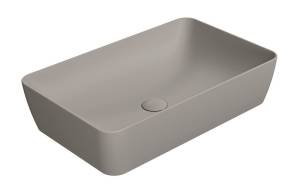 Раковина GSI Nubes 903605 серый беж матовый, 60x38