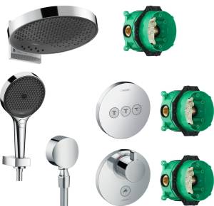 Душевой комплект Hansgrohe Rainfinity 360 (3 jet) 26234000 + 26852000 + 27506000 + 15742000 + 15745000