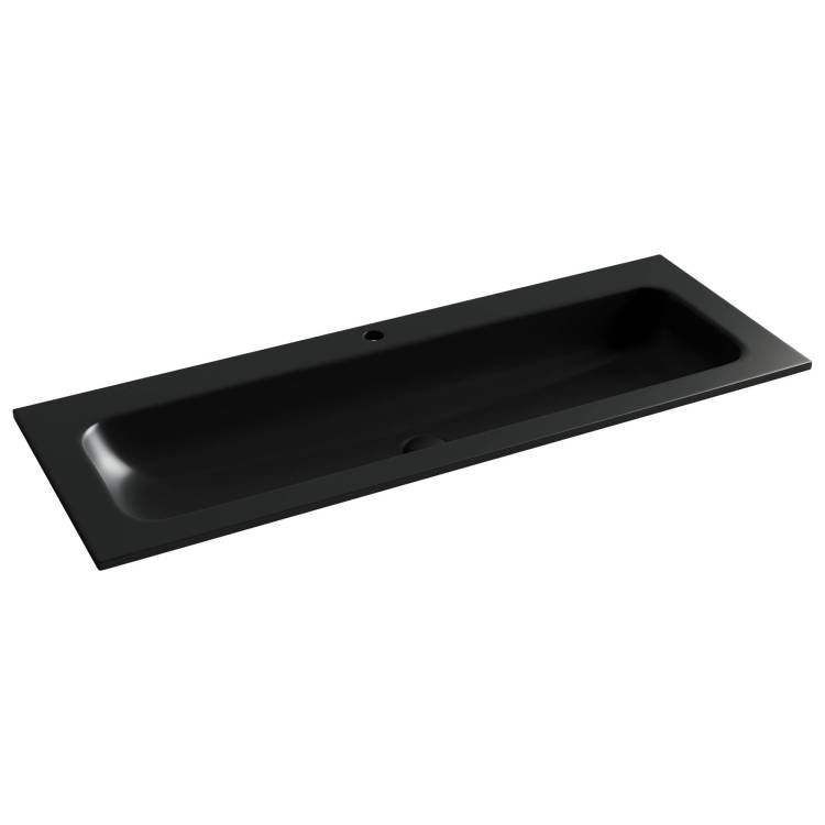 Раковина Ceramica Nova Grace CN7017MB черный матовый, 121x45.7