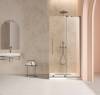 Душевая перегородка Vincea Walk-In (Волк-Ин) VSW-4WSL120CLGM-R профиль вороненая сталь, стекло прозрачное, 120x200 фото 2