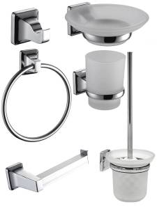 Набор аксессуаров для ванной Bath Plus Prime SET3 PR-9900-3 хром