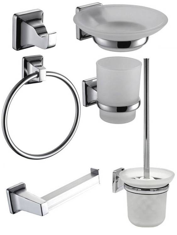 Набор аксессуаров для ванной Bath Plus Prime SET3 PR-9900-3 хром