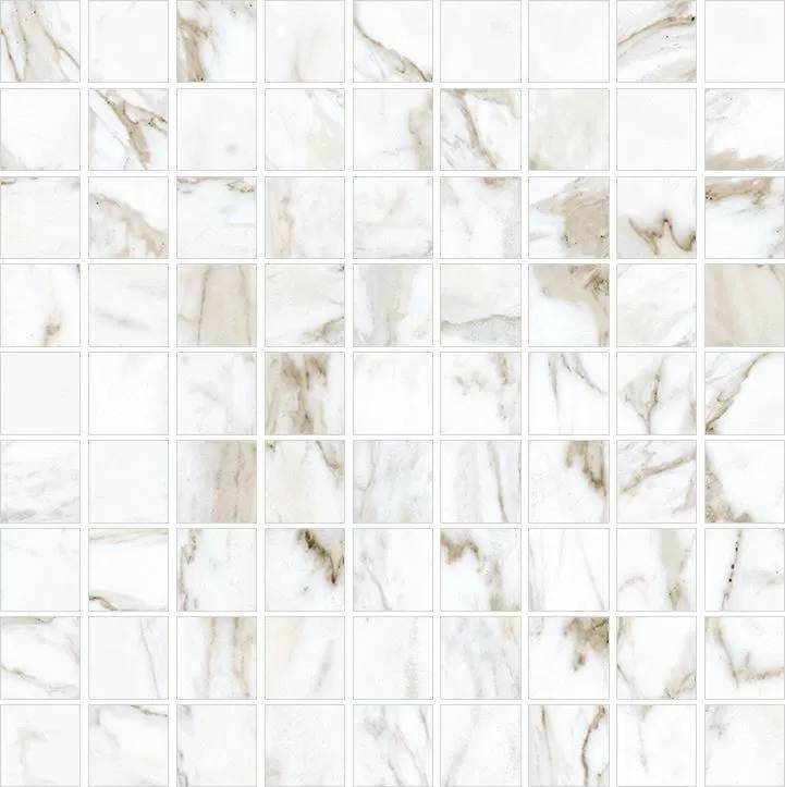Мозаика Kerranova Marble Trend K-1001/LR/m01/30x30 Calacatta 30x30
