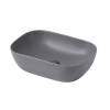 Раковина Abber Rechteck AC2200MG 45 см, серая матовая