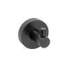 Крючок SAPHO X-ROUND, одинарный BLACK, черный