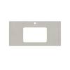 Столешница Kerama Marazzi Plaza (Плаза) KM6012G0501RP100Ur2 серый светлый натуральный, 100x48 фото 2