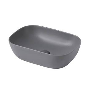 Раковина Abber Rechteck AC2200MG 45 см, серая матовая