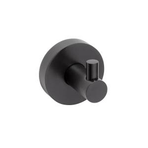 Крючок SAPHO X-ROUND, одинарный BLACK, черный