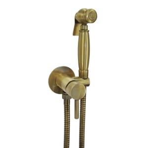 Гигиенический душ Giulini Futuro Classic FSH25/1531BR бронза, со смесителем, с внутренней частью