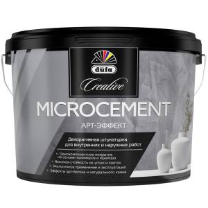 Декоративное покрытие Dufa Creative Microcement 16 кг