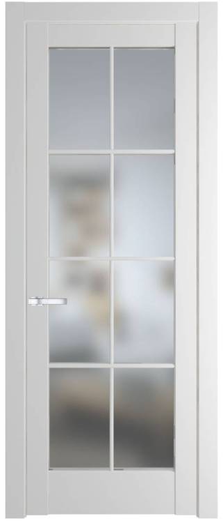 Межкомнатная дверь Profil Doors 4.1.2 (р.8) PD полотно Крем Вайт, стекло матовое с двух сторон 800x2000