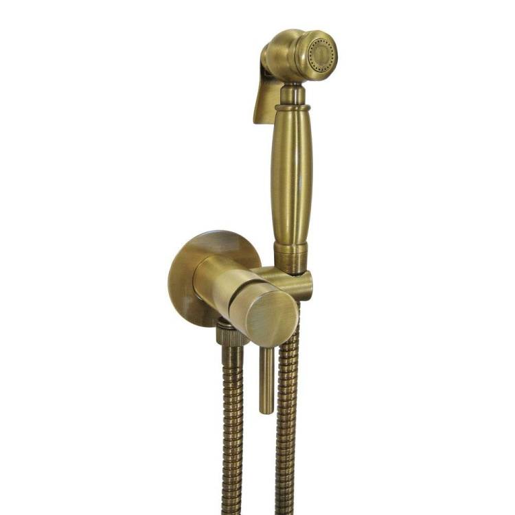 Гигиенический душ Giulini Futuro Classic FSH25/1531BR бронза, со смесителем, с внутренней частью