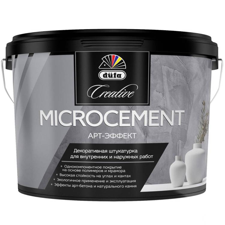 Декоративное покрытие Dufa Creative Microcement 16 кг
