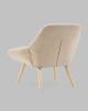 Кресло Stool Group Олби Страйпс QH-2805K 263-2 dark beige бежевый фото 5