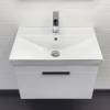 Тумба с раковиной Comforty Кама-60П 00-00018655 подвесная, белый глянец фото 4