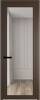 Межкомнатная дверь Profil Doors 1 AGP цвет профиля Деорэ, стекло безопасное 6 мм ромб серебро 800x2000