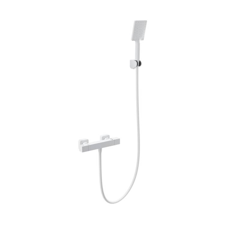 Смеситель для душа Wonzon & Woghand WW-B2062-A-MW термостатический, белый матовый