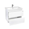 Тумба с раковиной Viant Мальта VMAL70COBEL-T2YP 425x655x560 2 ящика подвесная белая фото 3