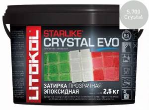 Затирка LITOKOL Starlike EVO S.700 Сrystal 2.5 кг