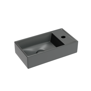 Раковина Ceramica Nova Element CN6051LMDH темный антрацит матовый, 41.7x21.7