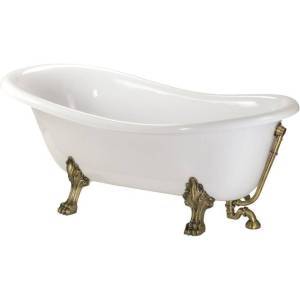 Ванна из искусственного камня Migliore Milady 26921 185x82 бронза