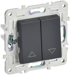 Выключатель жалюзи IEK Skandy SK-V15-0-10-K48 титан