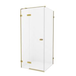 Душевое ограждение NEW TRENDY AVEXA GOLD BRUSHED 120x120x200 EXK-1774 (брашированное золото)