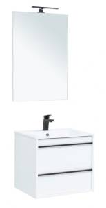 Мебель для ванной Aquanet Lino 60 271951 белый матовый, 1384x600x500