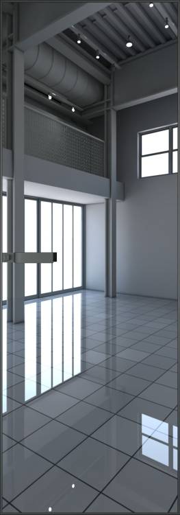Межкомнатная дверь Profil Doors 1 AGN цвет профиля Серая ночь, стекло безопасное 4 мм зеркало 800x2000