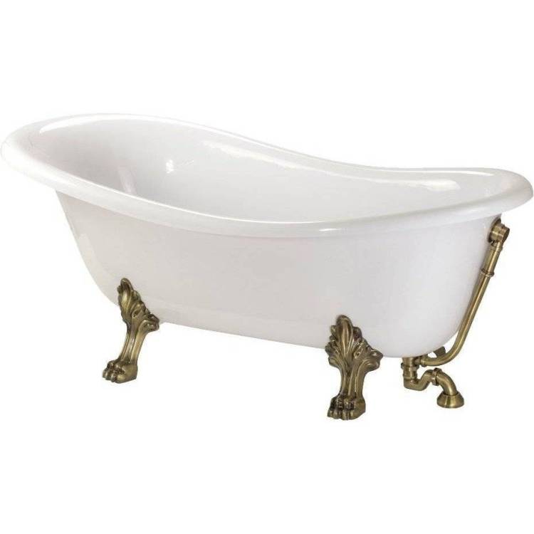 Ванна из искусственного камня Migliore Milady 26921 185x82 бронза