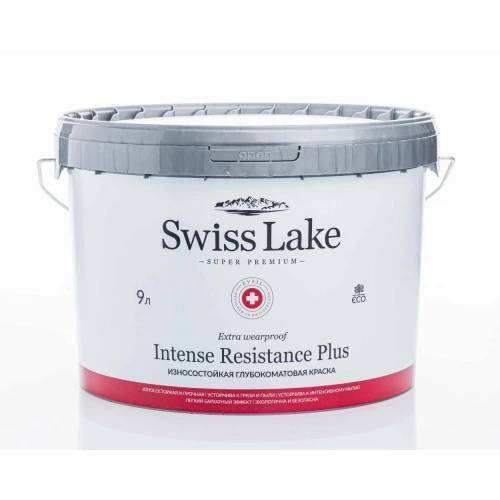Краска Swiss Lake Intense Resistance Plus глубокоматовая, база С (9л)
