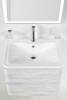 Тумба с раковиной Belbagno Albano ALBANO-700-2C-SO-RVB 70x45x50 Rovere Vintage Bianco подвесная с двумя выкатными ящиками фото 8