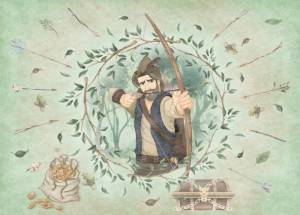 3D Фотообои Artegrafico «Робин Гуд» KID-092 канвас