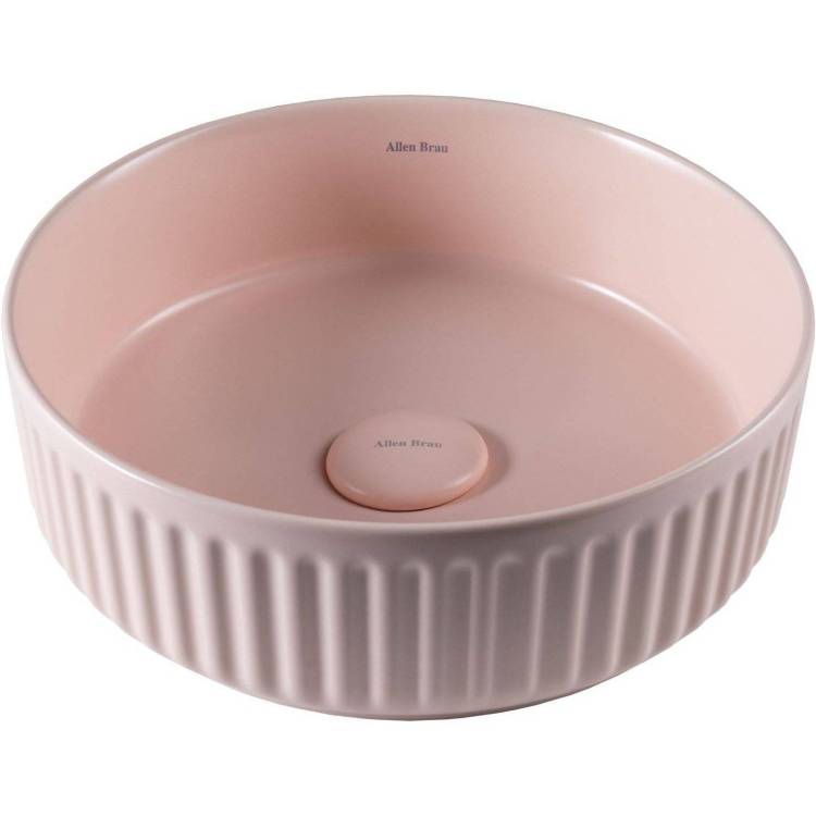 Раковина Allen Brau Fantasy 4.11032.SM 35 см, розовая