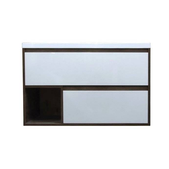 Тумба с раковиной Эстет Monaco Wood ФР-00010677 подвесной, 2 ящика, 62x101