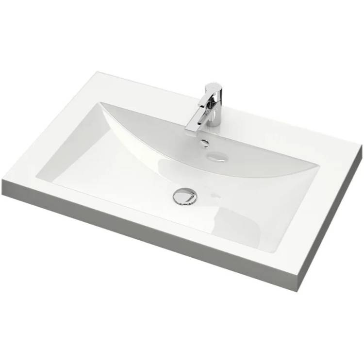 Раковина Uperwood Eva 4548340003 белая, 74.5x47.5