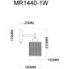 Бра MyFar Solo MR1440-1W фото 2