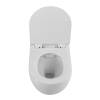 Унитаз подвесной Cezares Stylus CZR-513-TH-R/CZR-076-SC безободковый, с сиденьем микролифт, белый фото 7