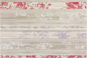 Декор RAKO Charme WITVE036 серый (комплект из 2-х шт) 40x60