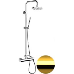 Душевая система Remer Minimal N37RX7MMM20DO золото глянцевое