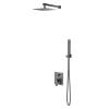 Душевой комплект Vincea Dice VSFW-2DS1GM встраиваемый, 2 режима, вороненая сталь